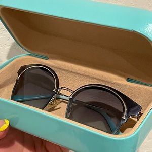 Tiffany & Co. round style blue shaded lens